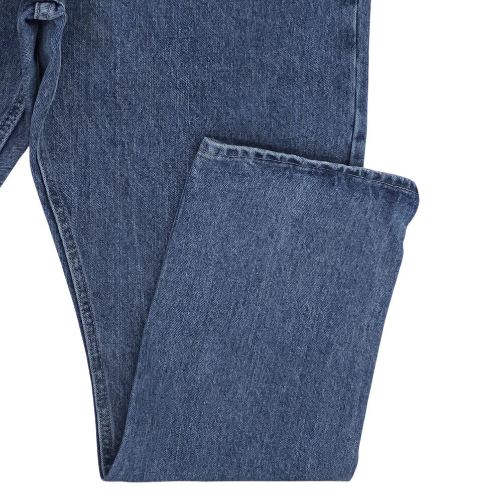 Wrangler Jeans Mens 36x34 Blue Relaxed Fit Comfort Denim Mid Wash Baggy - Picture 6 of 12